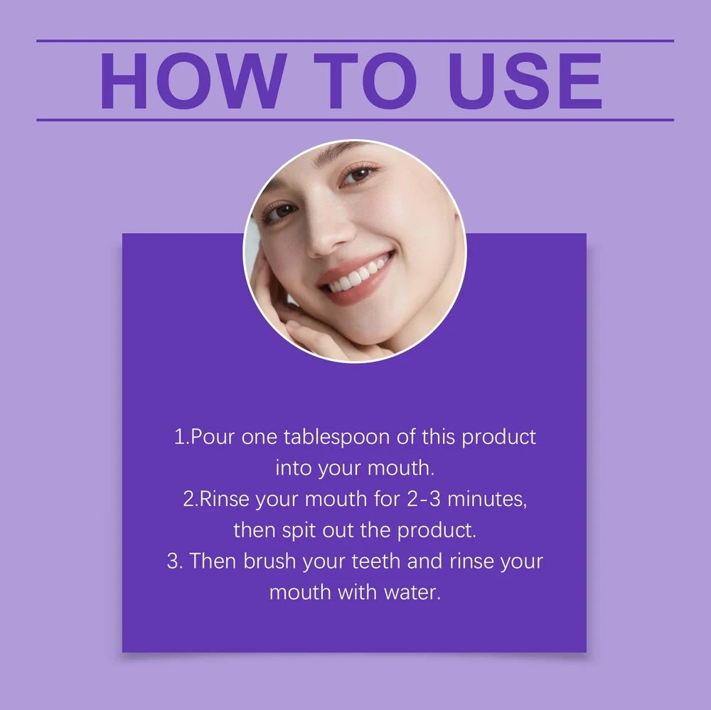 Purple Mouthwash Whitening Packets
