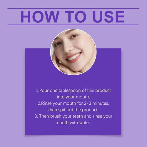 Purple Mouthwash Whitening Packets